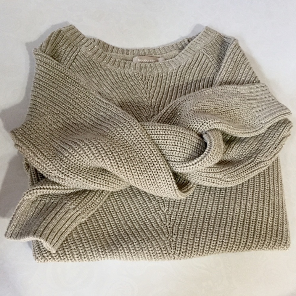 🆕 Banana Republic Lurex Sweater - Picture 8 of 8